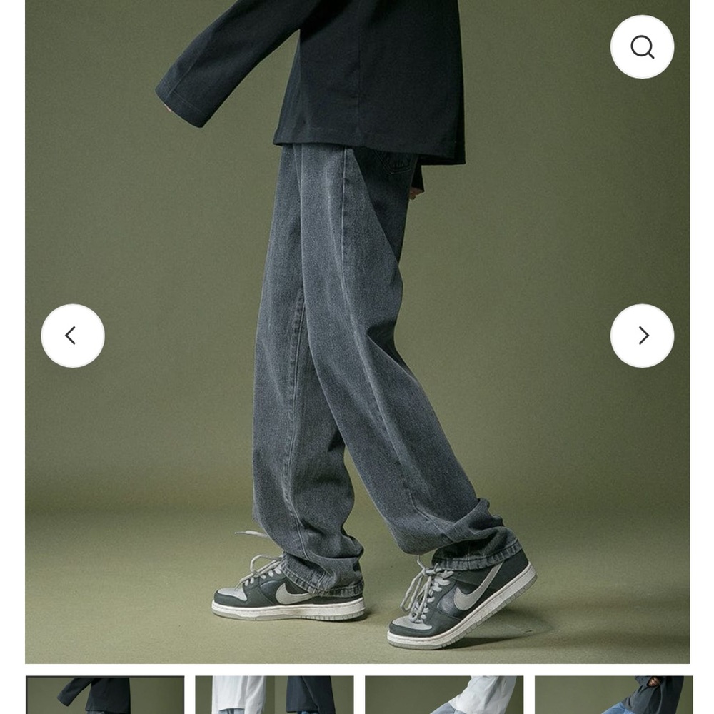 Real Takai RT NO. 5143 WIDE STRAIGHT JEANS - Washed Gray